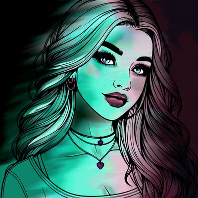 detailed realistic girl