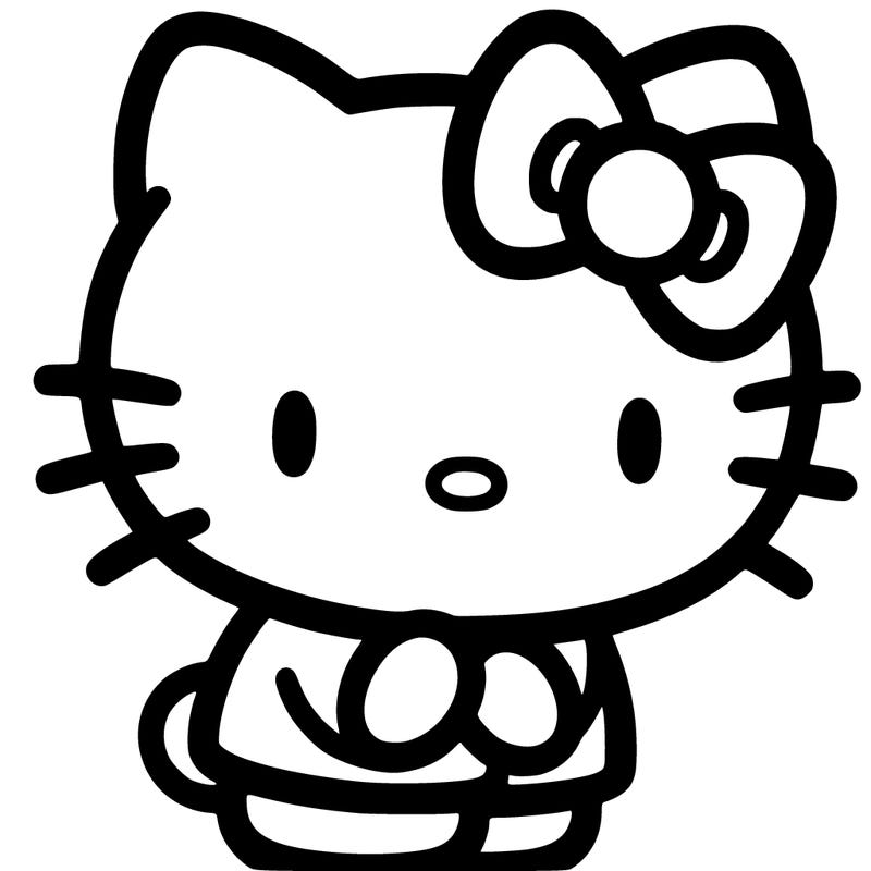 and kuromi from hello kitty