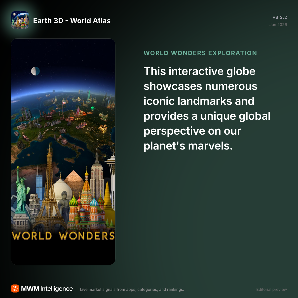 Earth 3D - World Atlas - Education App | MWM