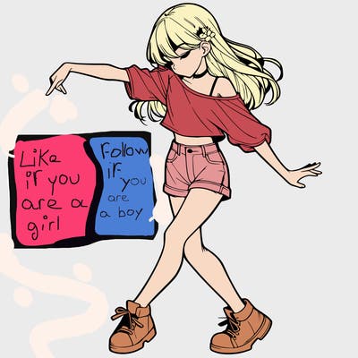 realistic girl danceing