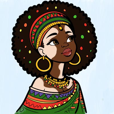 african woman
