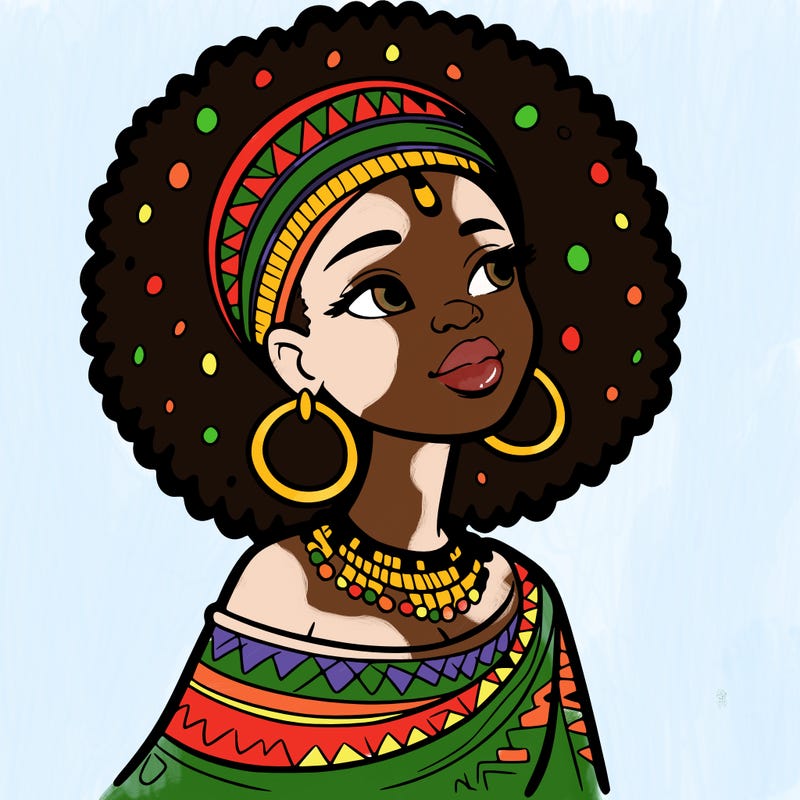 african woman