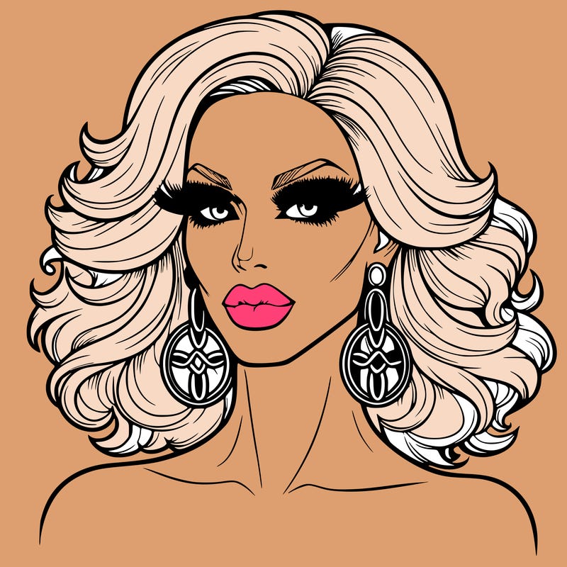 realistic drag queen