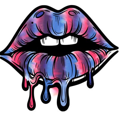 lips that look realistic and drip