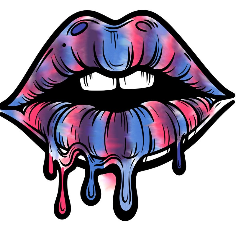 lips that look realistic and drip