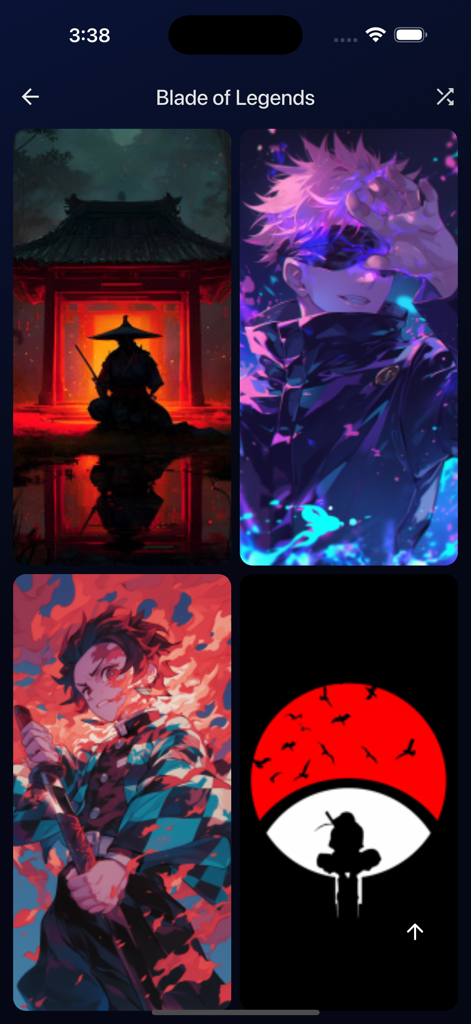 AnimeeX Wallpaper Full HD - Una selección de fondos de pantalla de anime de alta definición con personajes populares de Jujutsu Kaisen y Demon Slayer