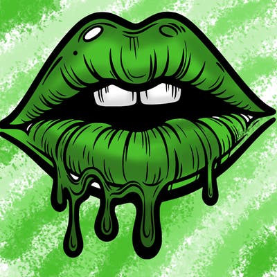 lips that look realistic and drip