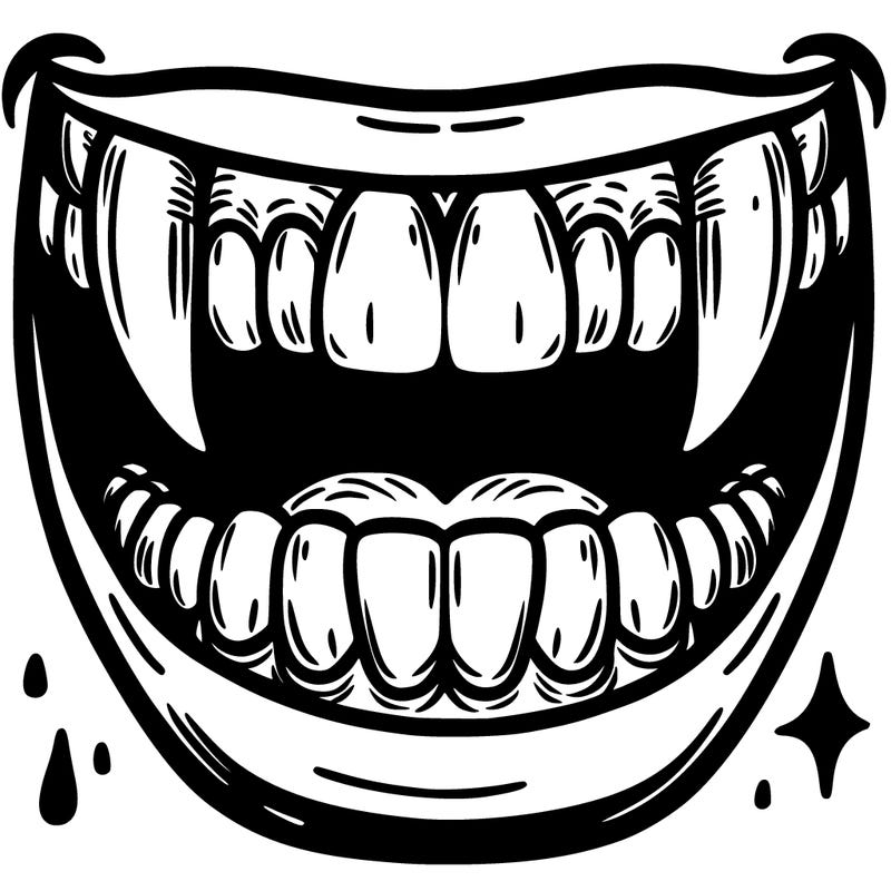 vampire teeth