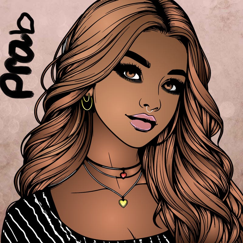 detailed realistic girl