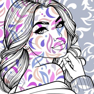 realistic pretty woman