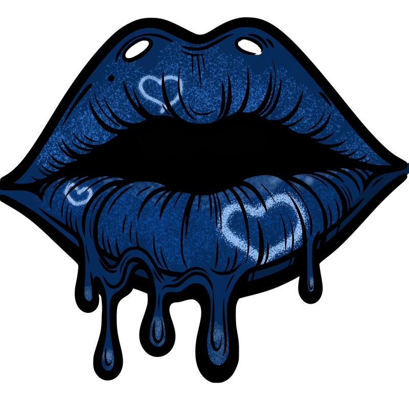 lips that look realistic and drip