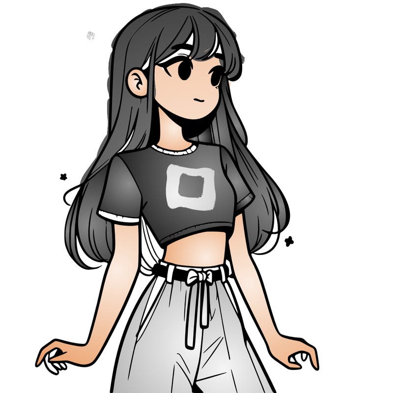 girl in a cute crop top