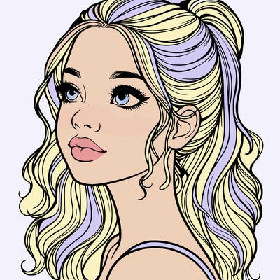 beautiful realistic girl