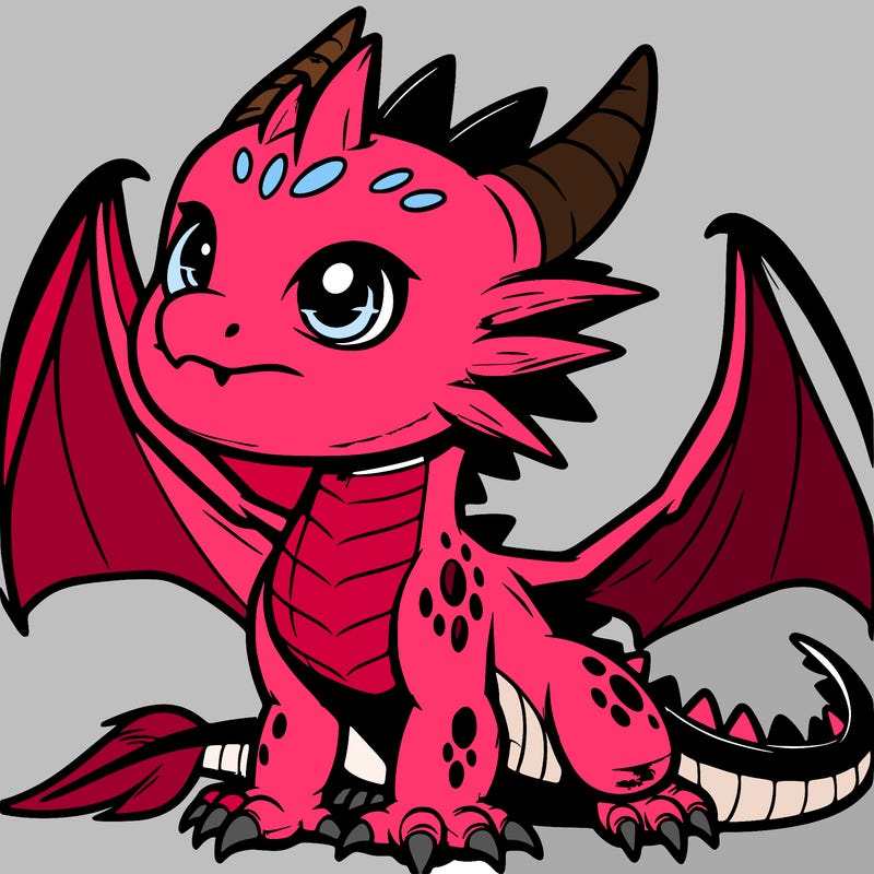fierce baby night dragon