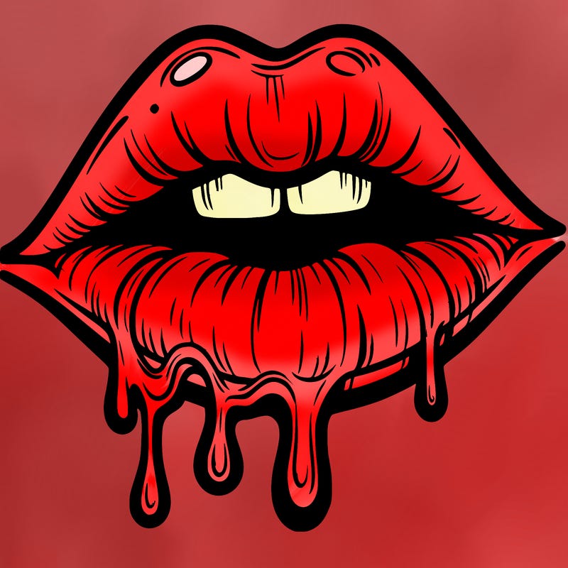 lips that look realistic and drip