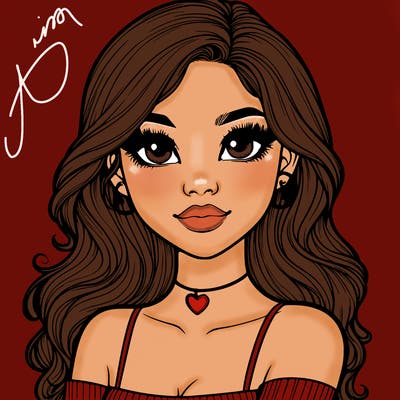 realistic pretty girl