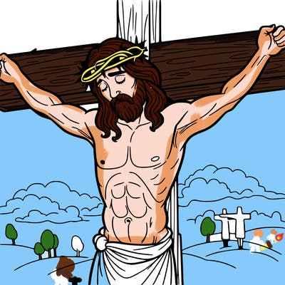jesus on the cross