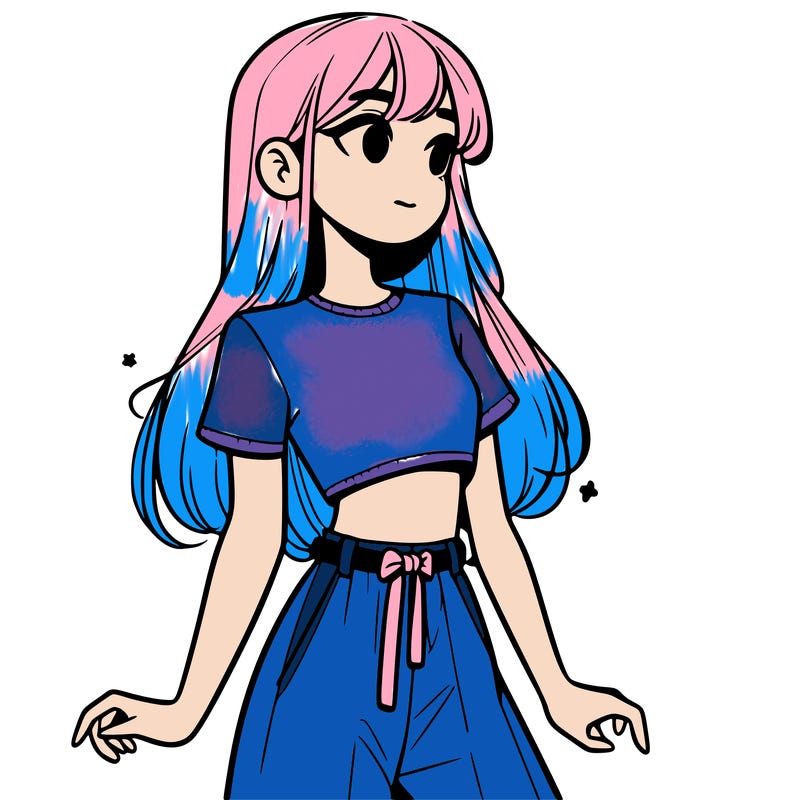 girl in a cute crop top