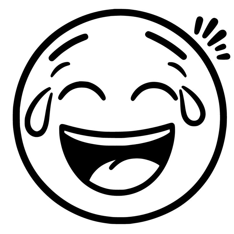 laughing emoji