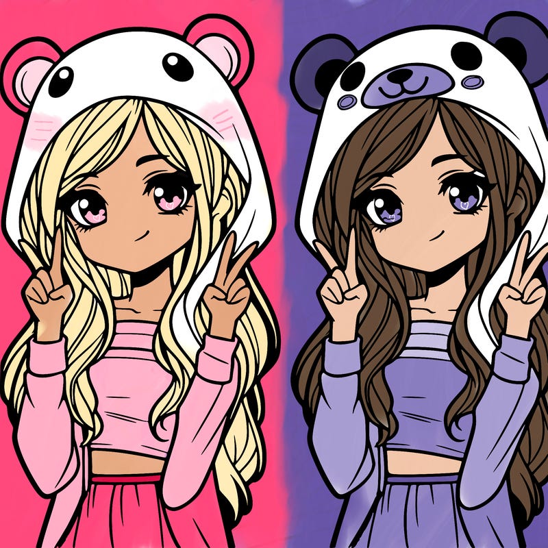 teen girl in animal costume