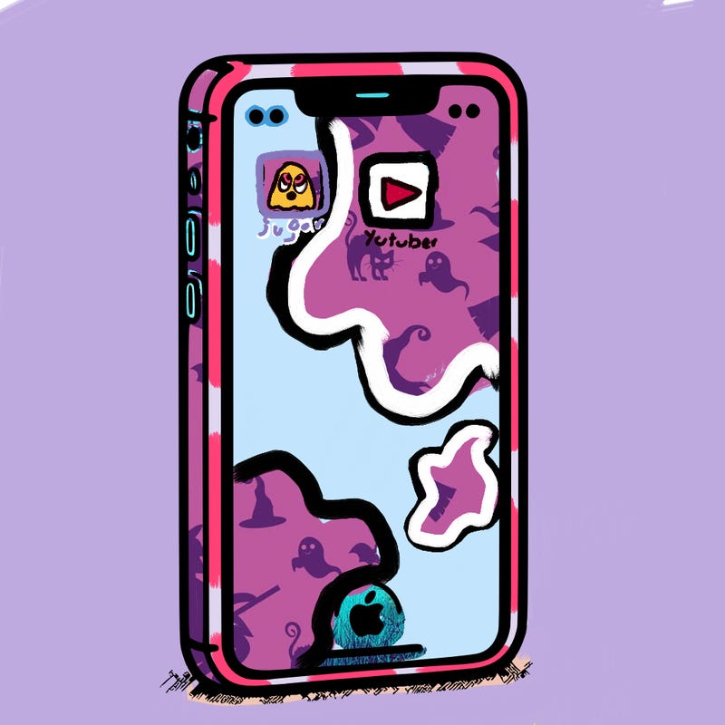 simple blank iphone