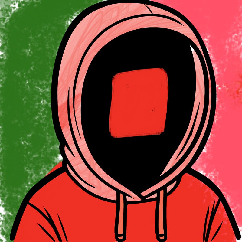 faceless hoodie