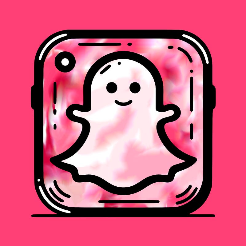 snap chat the app symbol