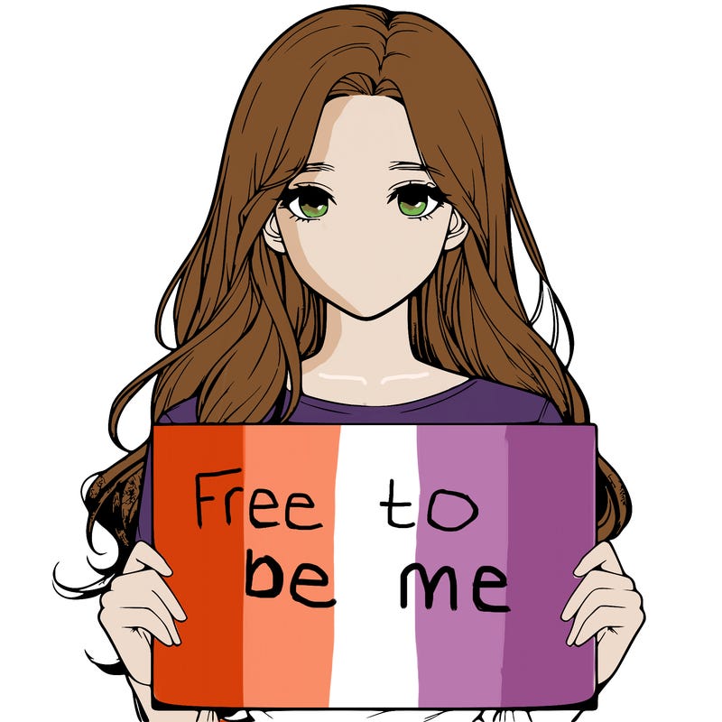 realistic girl with long hair holding a blank sign