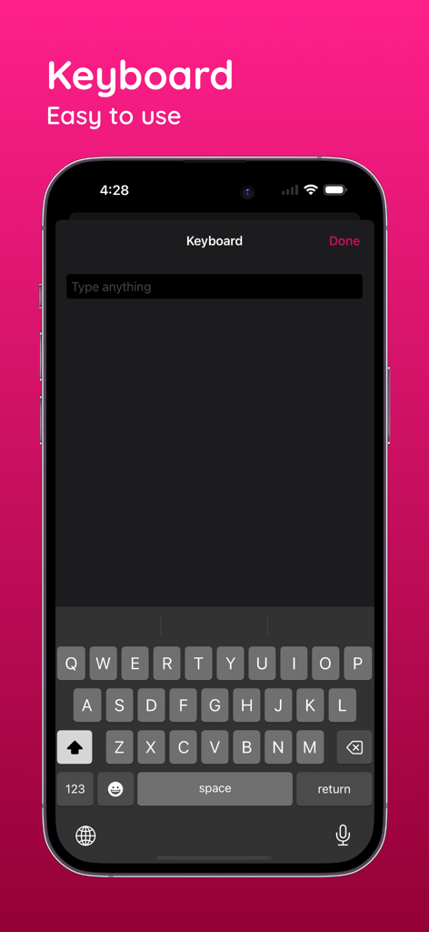 LGmote — LG TV Remote - LGmote app keyboard feature for easy typing on LG Smart TV