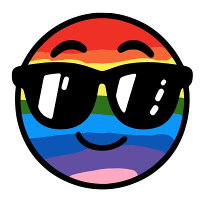 emoji with sunglasses