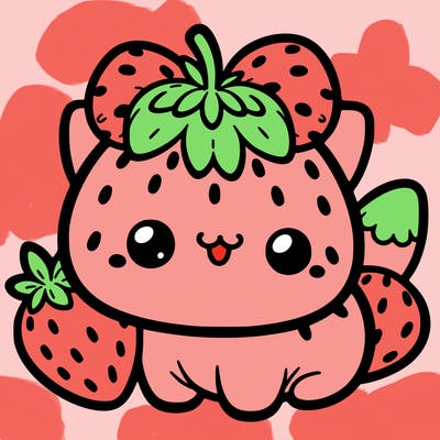 strawberry cat
