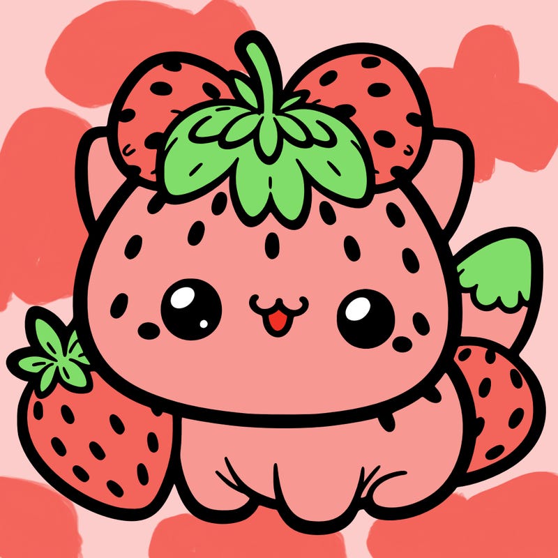 strawberry cat