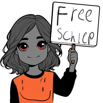 realistic girl holding up a sign