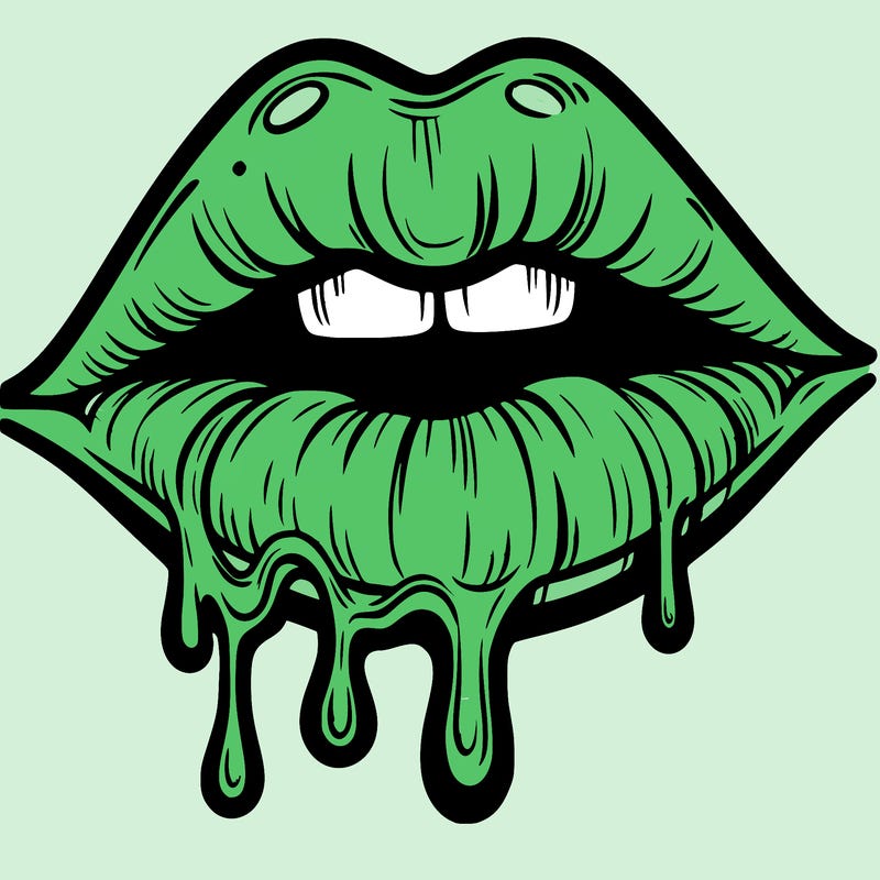 lips that look realistic and drip