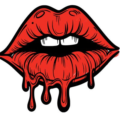 lips that look realistic and drip