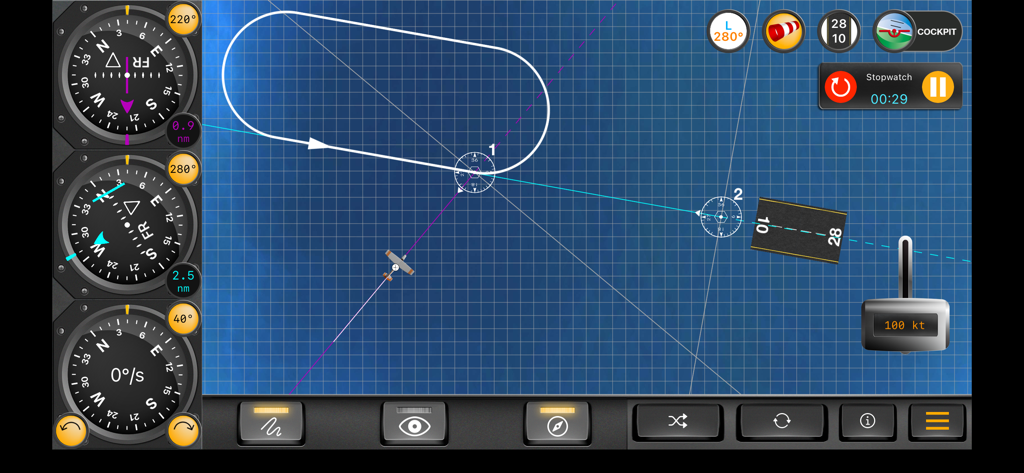 HSI + ILS Trainer – IFR Pilot | 계기 비행 등급 및 무선 항법 완벽 대비