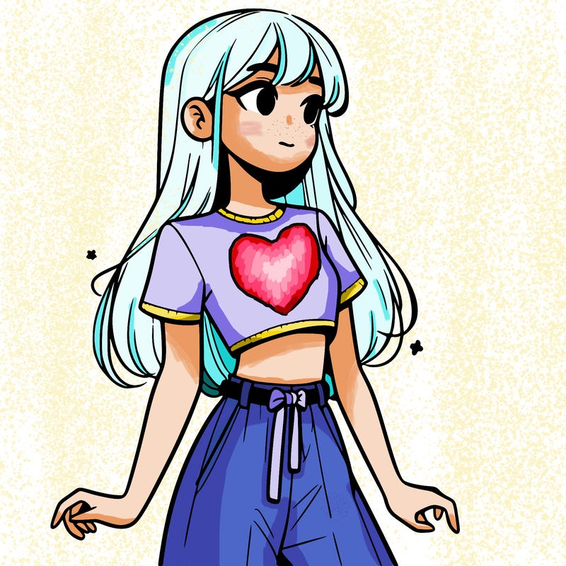 girl in a cute crop top