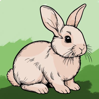 realistic bunny