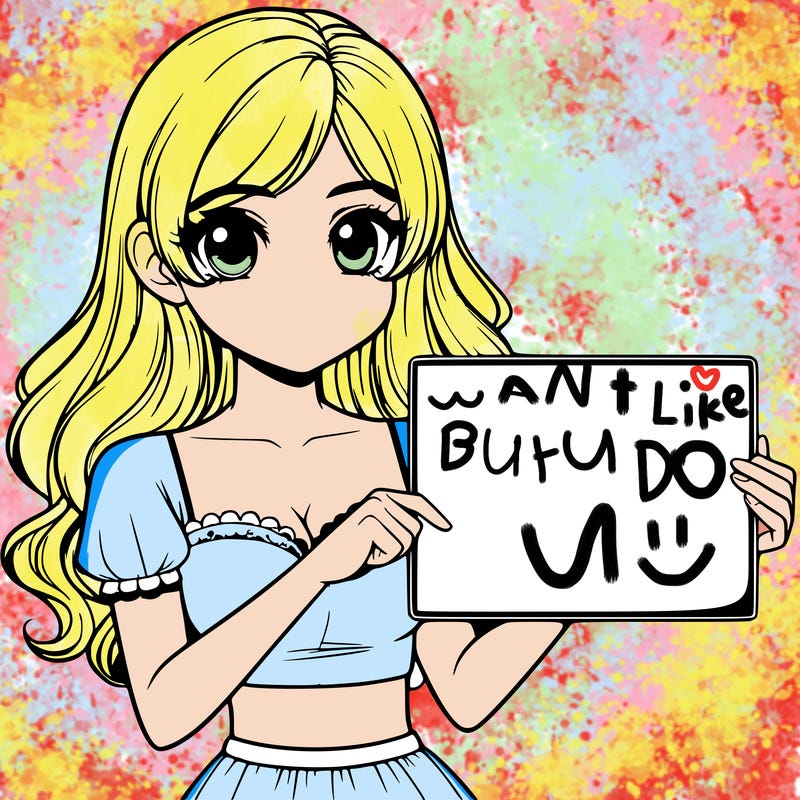 realistic pretty girl holding blank sign