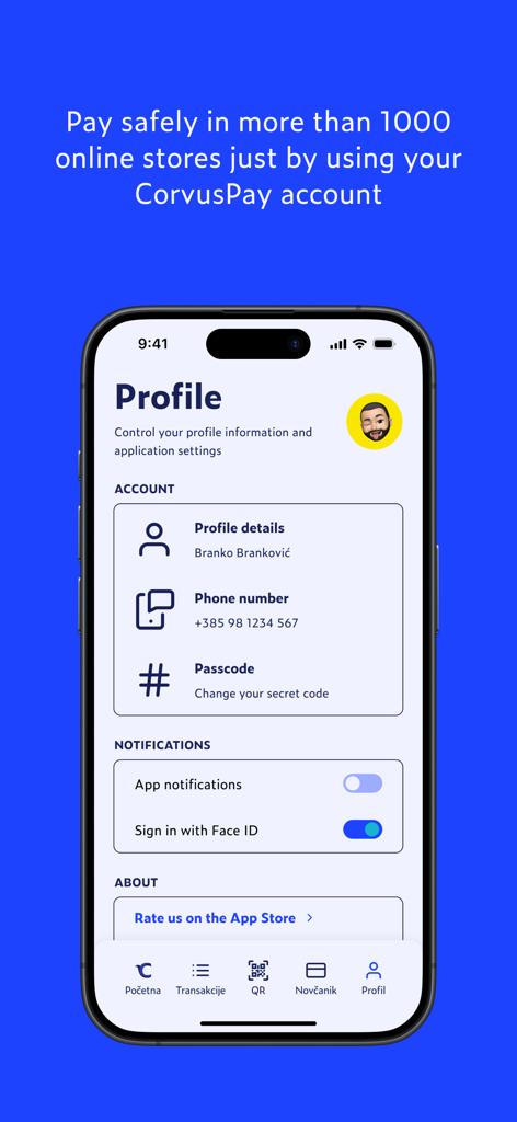 CorvusPay - Finance App | MWM