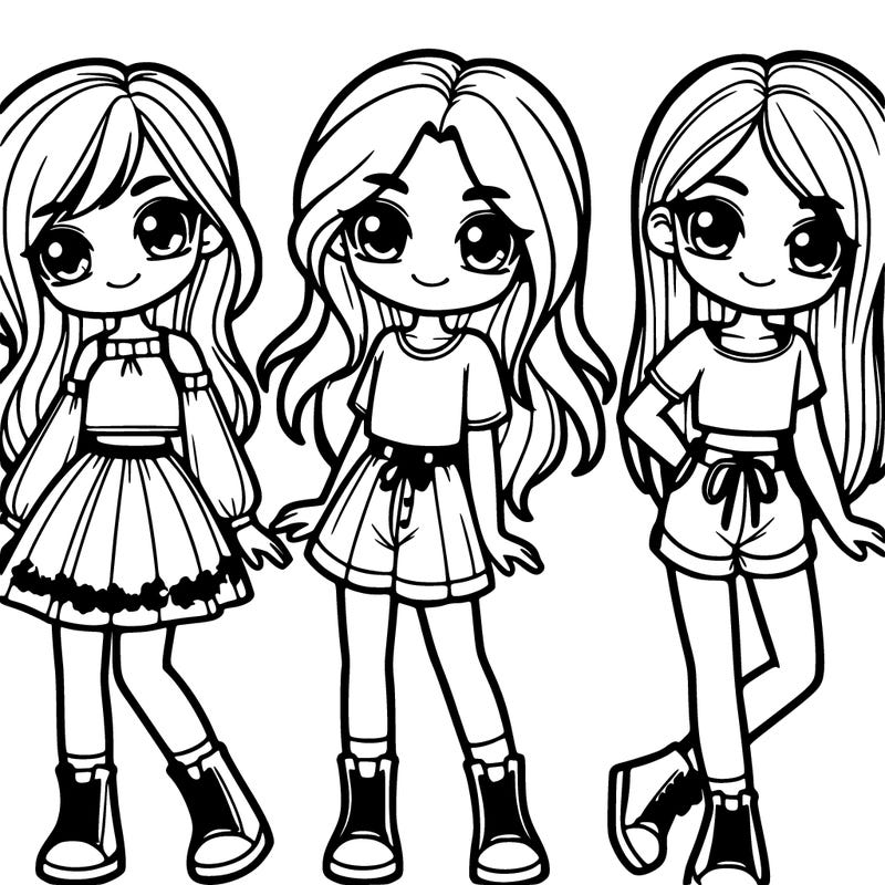 three girls
