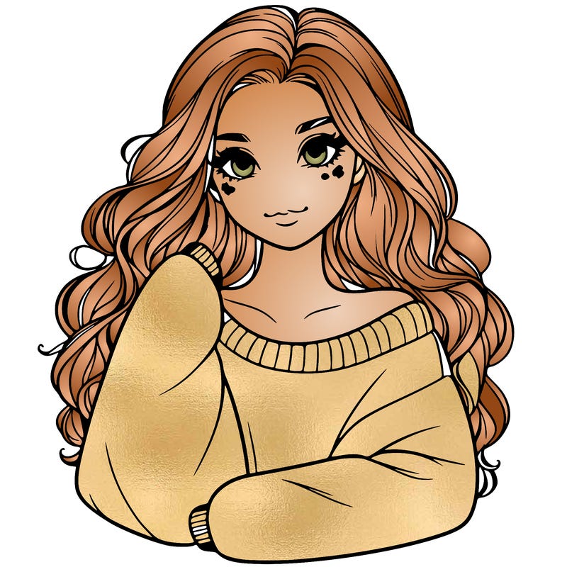 a beautiful girl in a big sweatshirt