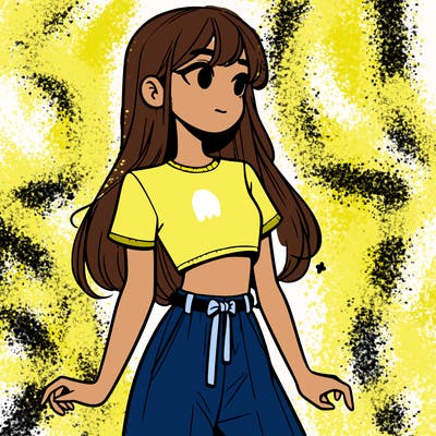 girl in a cute crop top