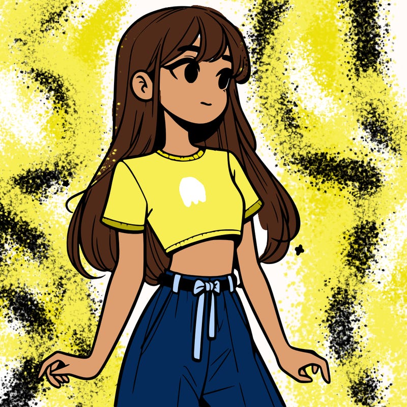 girl in a cute crop top