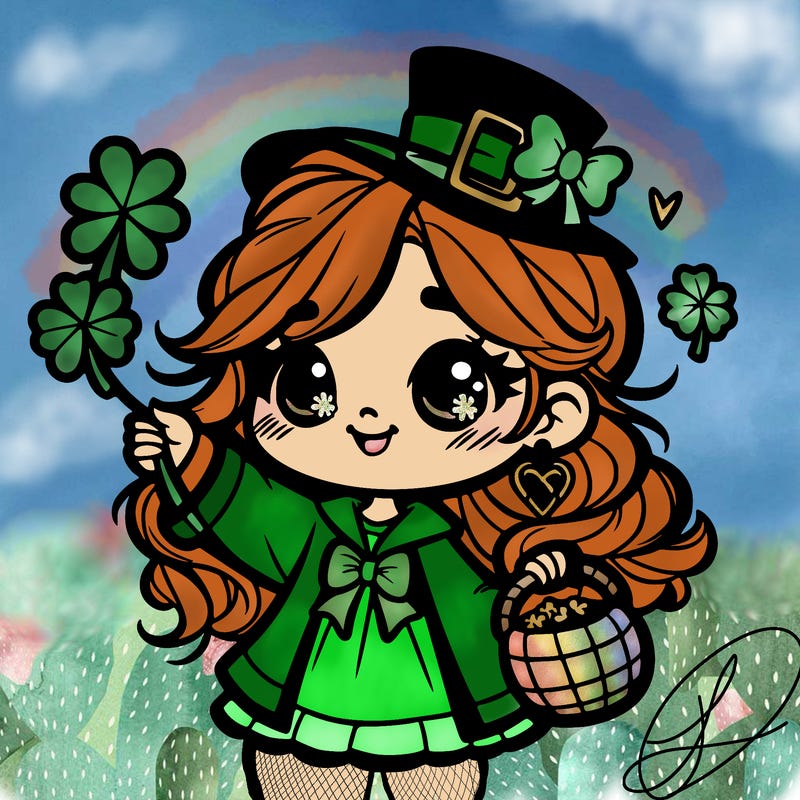 st patrick's day girl