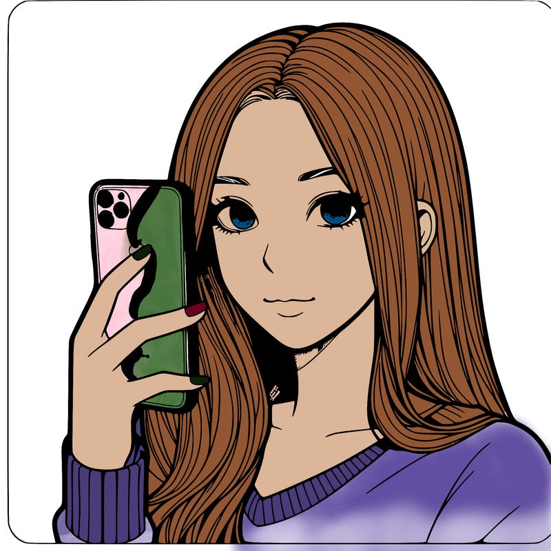 realistic girl iphone