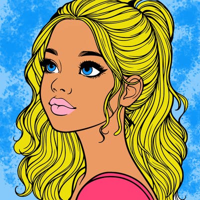 beautiful realistic girl