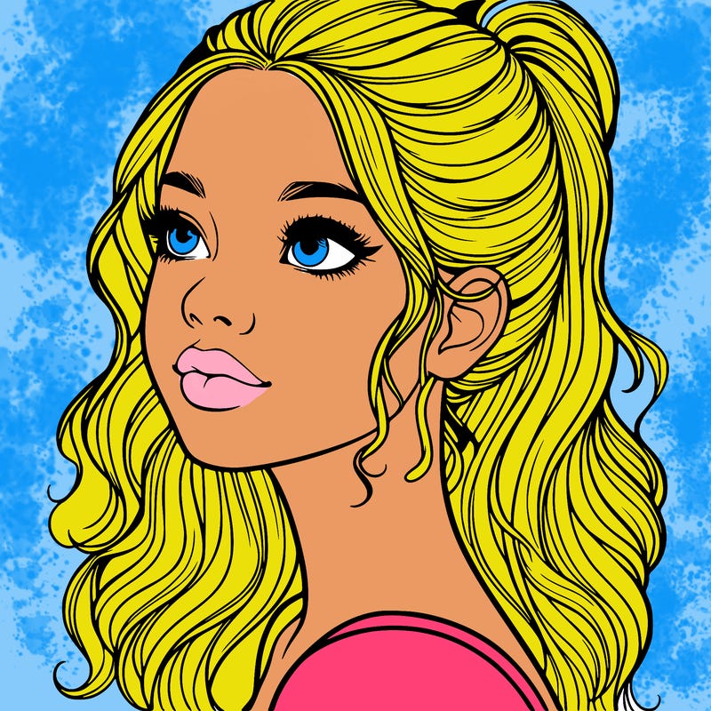 beautiful realistic girl