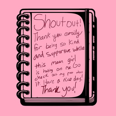 blank, realistic notebook