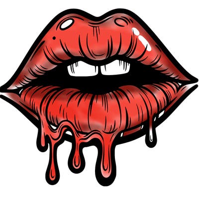 lips that look realistic and drip